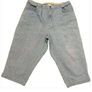 Light Wash Crop Denim Women’s Jeans Size 20W